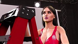 in this 3d cartoon, slut gets anal doggystyle with cum on ass.