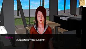 Amateur 18+ con culazo y tetitas pequeñas follada en juego casero de caricatura