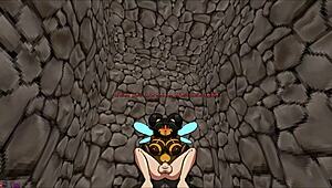 Slooter Hentai Game Ep 1 Futanari Barbarian Heroine Bangs Monster Girls