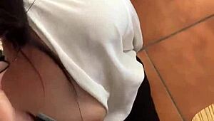 Student Fucks Mexican Milf Teacher in Classroom