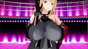 bismarck shakes big ass and tits in mmd