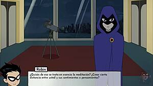 kitten breaks starfire's ass with anal beast, raven waits to get fucked in 18titans chapter 3