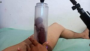 Twink Sucks Hard with Pump in Anime Style