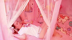 Taboo Stepdaughter Shows Plushies Daddy’s Wild Bedroom Action