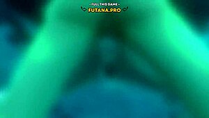 Hot futanari fucks near pool