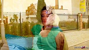 Yo, shy German housewife picked up for a hot casting! 🔥