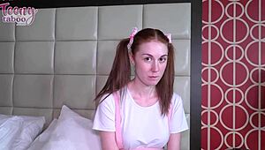 Hey Ellie Murphy, are you ready to learn about sex from Seth Brogan on the bed?