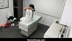 Hey, can this shy Asian sports teen handle the doctor’s personal touch? Madi Laine needs it bad!