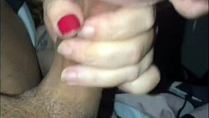 fucking wife cuckold australian slut gets cumshot from old man