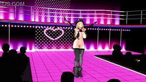 bismarck shakes big ass and tits in mmd