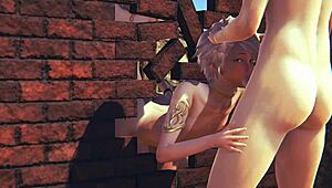 Sissy boy gets pounded in hardcore yaoi femboy anal scene