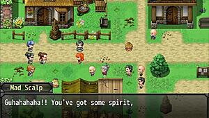 Redhead Rebecca Saves Boy From Bandits With Nasty Sword