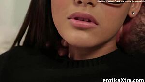 Josie in SENSUAL FOREPLAY with KISSING!