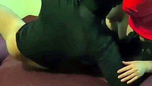 Neighbor Slut Opens Up In Lingerie And Mask