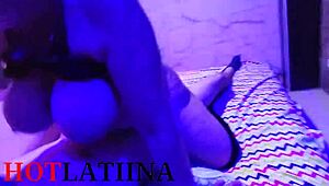 I fucked a big-titted latina in the kitchen