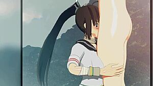 Super Yaeko engages in erotic action in this hentai gallery