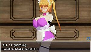 Girl B Hero Loretta Unleashes Wild Action in Hentai Part 16 Scenes