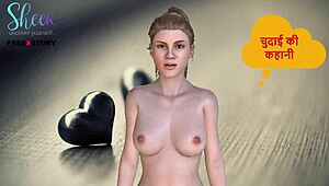 i heard hindi audio sex story threesome with transsexual crossdressing in 3d porn