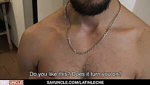 latino tricked into gay cock sucking orgy