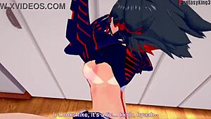 Ryuko matoi in hard sex scene from kill la kill fantasy