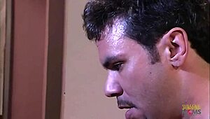 passionate blonde makes out with boss, has sex on couch sucking 😍