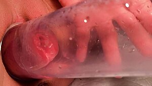 Just pumped that milf pussy till it squirted everywhere.