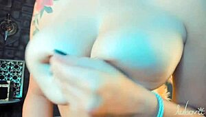 This alternative big boobed girl can deepthroat like a pro. What’s her webcam secret?