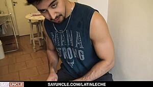 latino tricked into gay cock sucking orgy