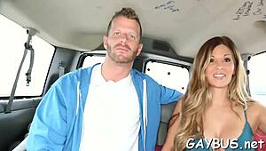 lusty blowjob with a sexy gay in game contest fucking bareback