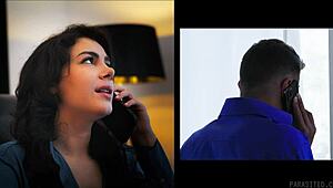 Cherry Kiss possessed, dominating Valentina Nappi with face sitting.