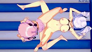 Yagy And Hibari Engage In Intense Lesbian Futanari Sex In 3D Hentai