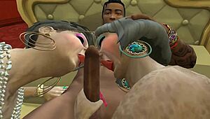 I Can't Believe Posh Grannies Suck Young Cocks in Sims 4 Granny Treat!