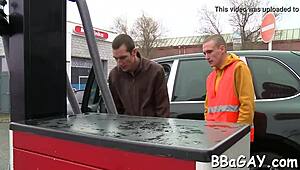 I love sloppy gay blowjob sex