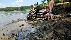 thick wife becky tailorxxx gets fucked hard in mud!