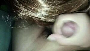 Lonely woman sucks young stud, takes cum in mouth! 😋