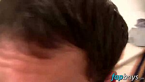 cock hungry luka loves sucking angelos delicious tool in pov european scene