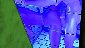 Neighbor boldly catches us on cam in shower