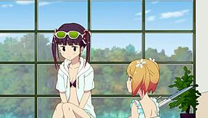 sakura trick 07 cute girls kiss and touch in anime hentai