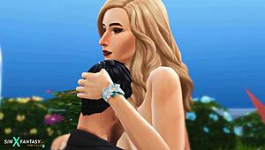 Mia hayes drives porsche in anime hentai cartoon