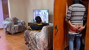 unknown guy sneaks into bedroom with my boyfriend