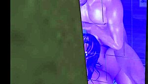 Neighbor boldly catches us on cam in shower