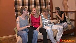 emotional blowjob contest leads to passionate cross-partner fuck with angela maria