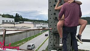 Wanna see Gymbunny’s best outdoor creampie moments?