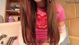 Stepdaughter Plays Dirty Game With Stranger In Her Room