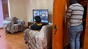 unknown guy sneaks into bedroom with my boyfriend