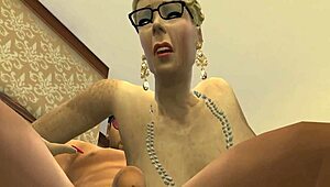 I Can't Believe Posh Grannies Suck Young Cocks in Sims 4 Granny Treat!