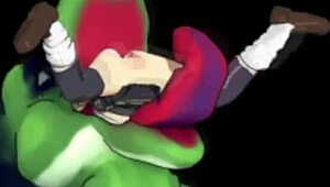 Super Yaeko engages in erotic action in this hentai gallery