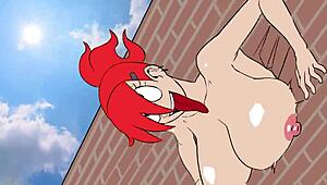 AG H Artist's Frankie gets fucked in the wall 😈