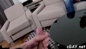 Obscene Oral Blowjob For Lusty Homosexual