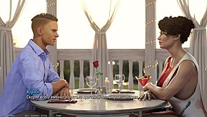 this hentai gameplay features domination and teen cunilingus.